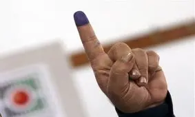 رأی دهندگان پس از استفاده از استامپ سرانگشت خود را ضدعفونی کنند