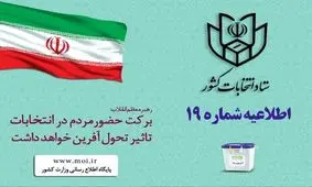 اطلاعیه شماره ۱۹ ستاد انتخابات کشور: ضرورت روشن بودن رادیو در شعب أخذ رأی