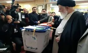 عکس/ شرکت سید احمد علم‌الهدی در انتخابات مجلس