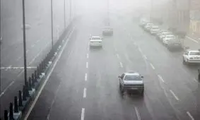 مه گرفتگی و کاهش دید در محور فیروزکوه