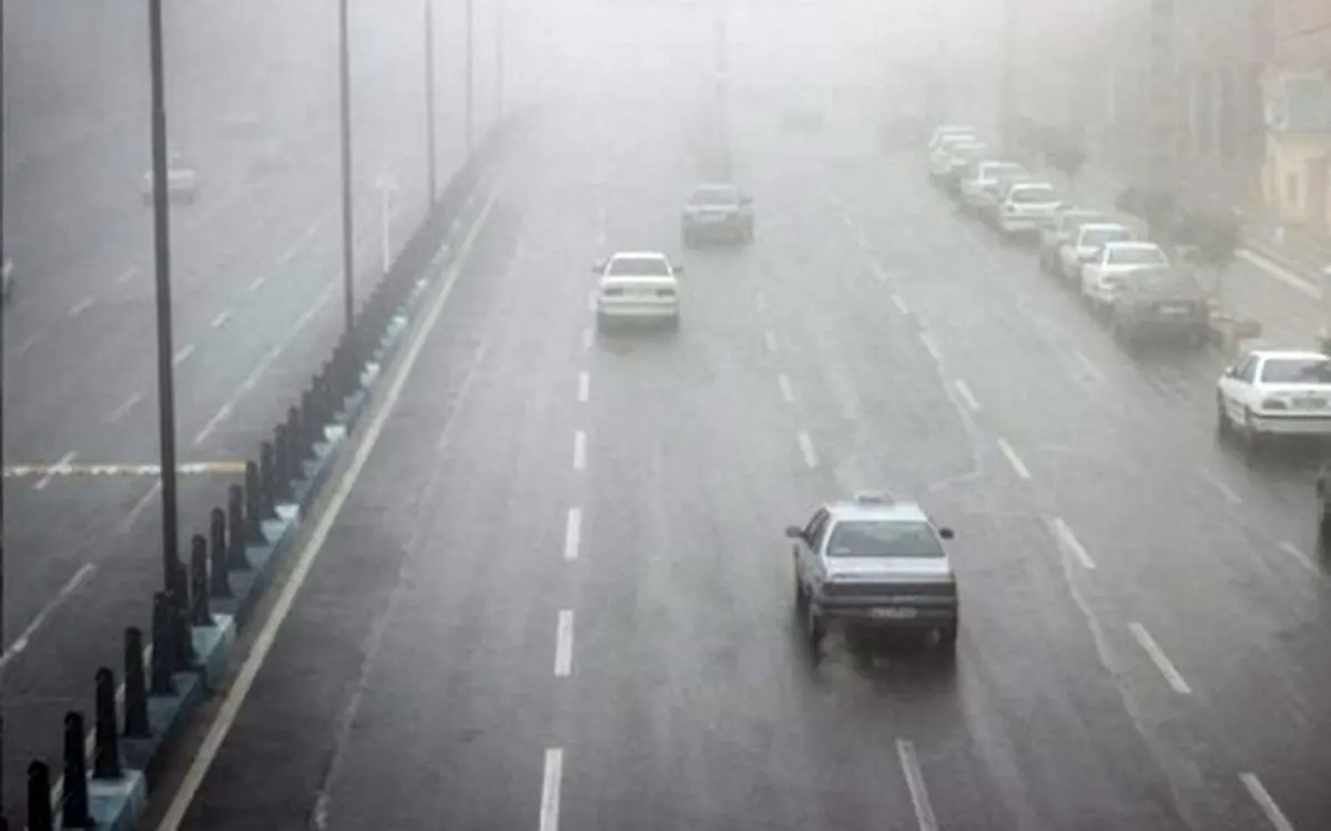مه گرفتگی و کاهش دید در محور فیروزکوه