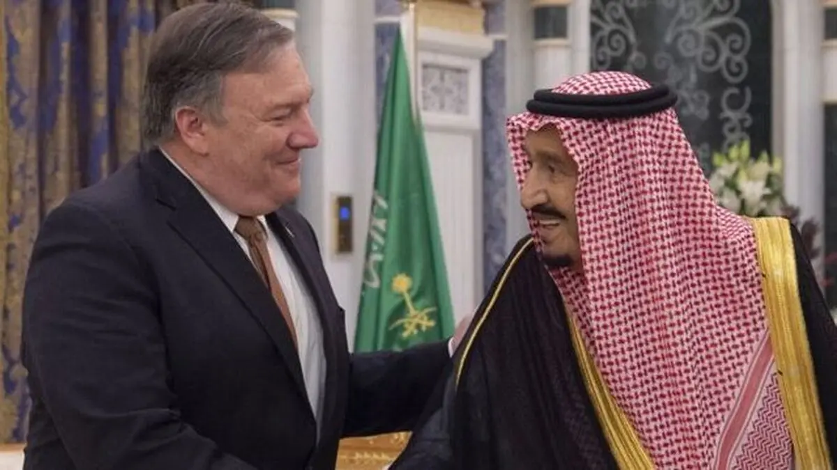 دیدار ضد ایرانی پمپئو و ملک سلمان