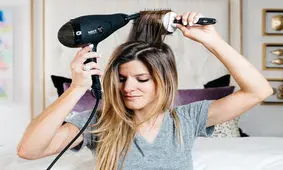 سشوار کشیدن صحیح مو