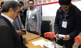 فیلم| حضور احمدی‌نژاد در انتخابات