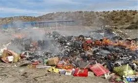 امهای ۱۶ تن مواد فاسد در فیروزکوه