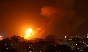 حمله جنگنده‌های اسرائیلی به نوار غزه