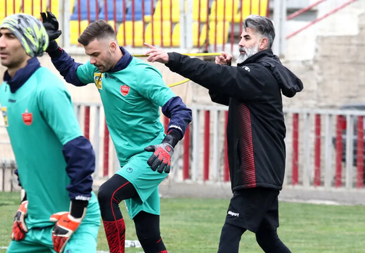 حضور موقت بیرانوند زیر سایه دروازه‌بان کروات پرسپولیس