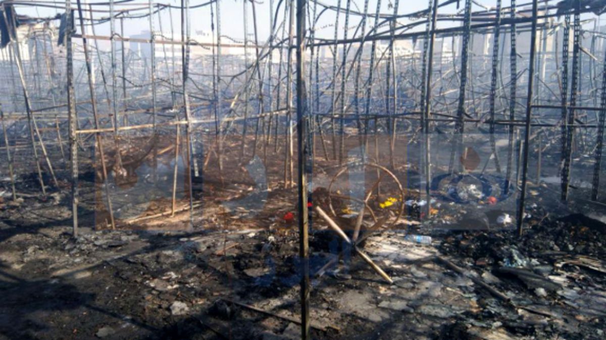 مرگ 5 نفر در آتش‌سوزی یک گلخانه