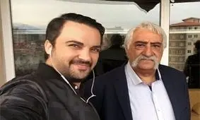 قاب هایی جالب از تیپ و چهره «محمد» سریال ستایش در کنار همسرش