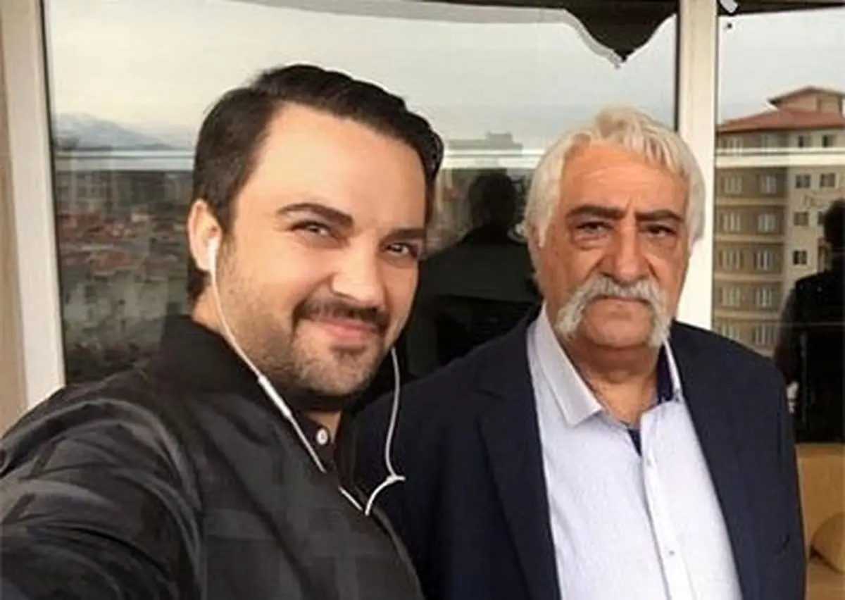 قاب هایی جالب از تیپ و چهره «محمد» سریال ستایش در کنار همسرش