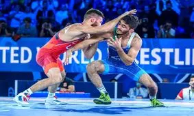 شکست نایب‌ قهرمان جهان مقابل کشتی‌گیر ۱۸ساله
