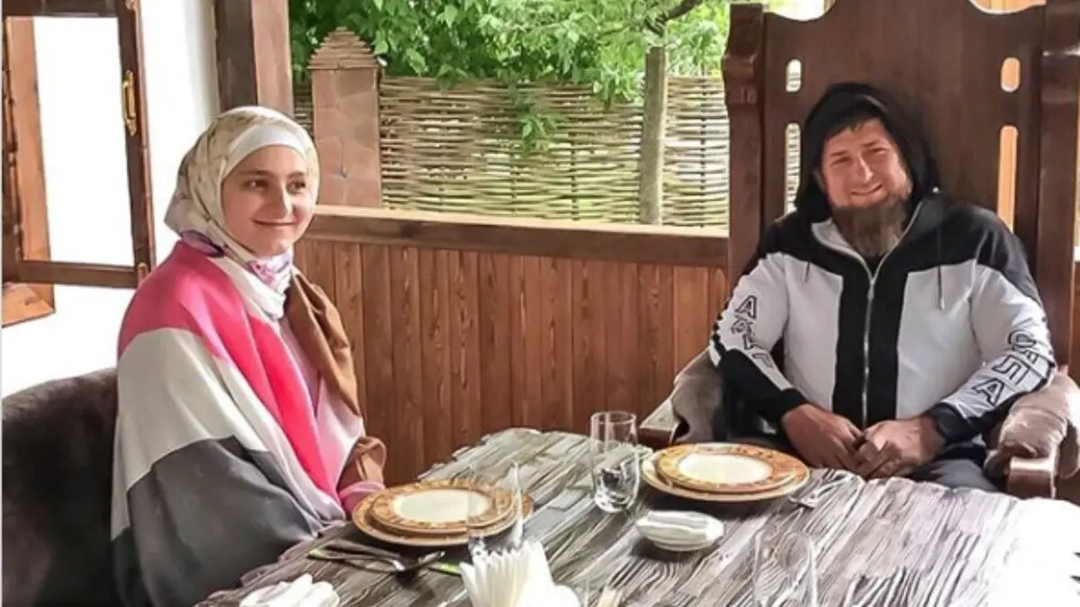 دختر رهبر چچن مانکن شد