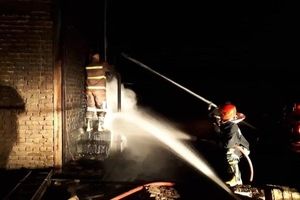 آتش‌سوزی در کارخانه تصفیه روغن