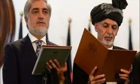 اشرف غنی و عبدالله به عنوان رییسان جمهوری افغانستان سوگند خوردند