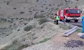 نجات مرد جوان از اعماق دره وردیج