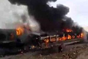 حادثه قطار باری بافق - بندرعباس 3 مصدوم داشت