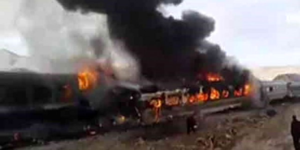 حادثه قطار باری بافق - بندرعباس 3 مصدوم داشت