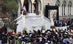 داعش مسولیت حمله به مراسم اشرف غنی را پذیرفت/عکس