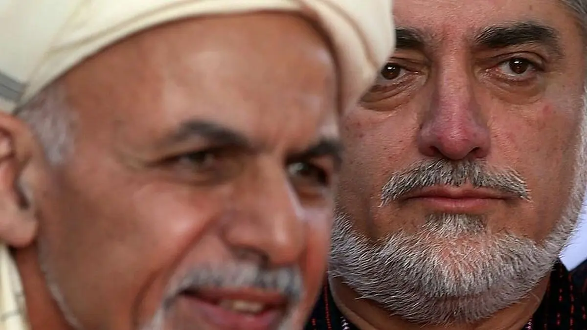 آمریکا و طالبان سوگند ریاست جمهوری غنی و عبدالله را مضر خواندند