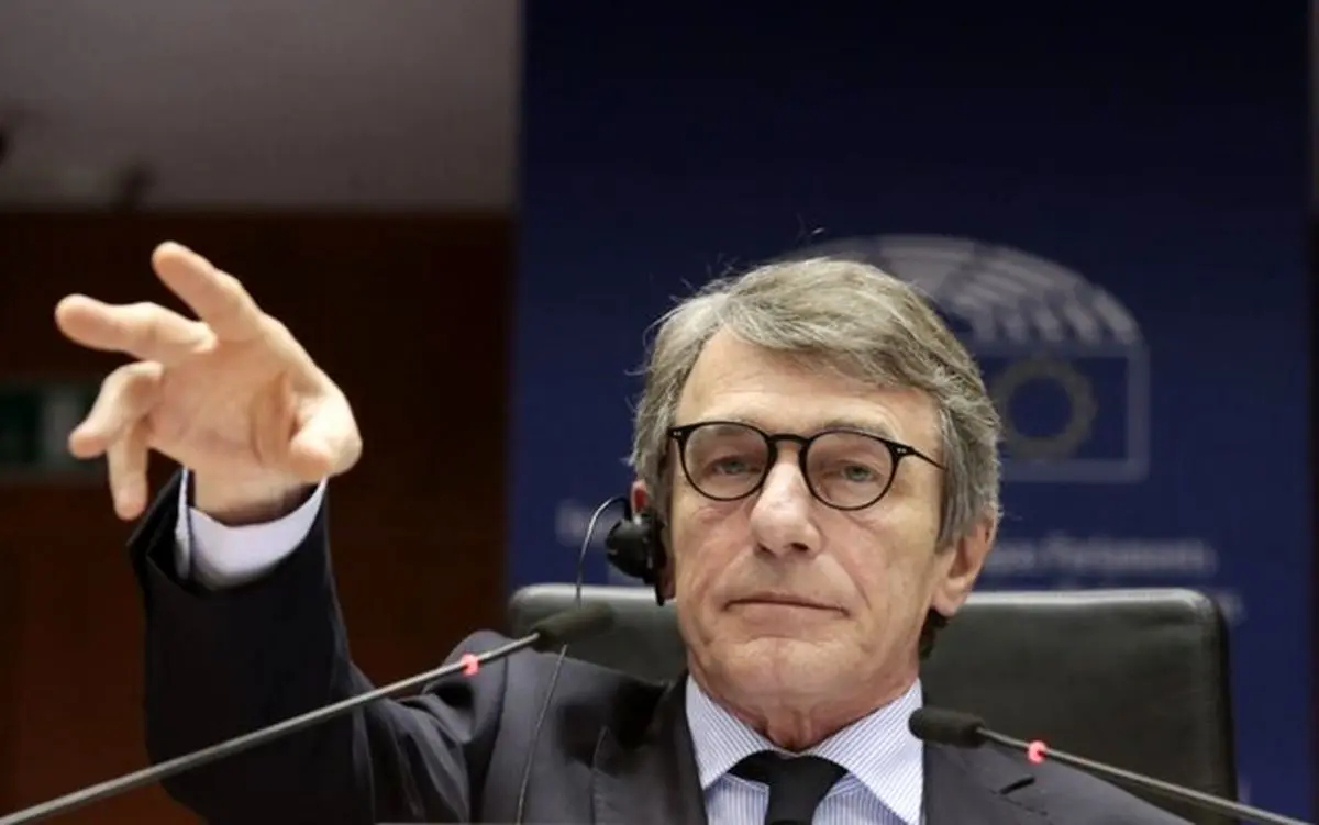 رئیس پارلمان اروپا خودش را قرنطینه کرد