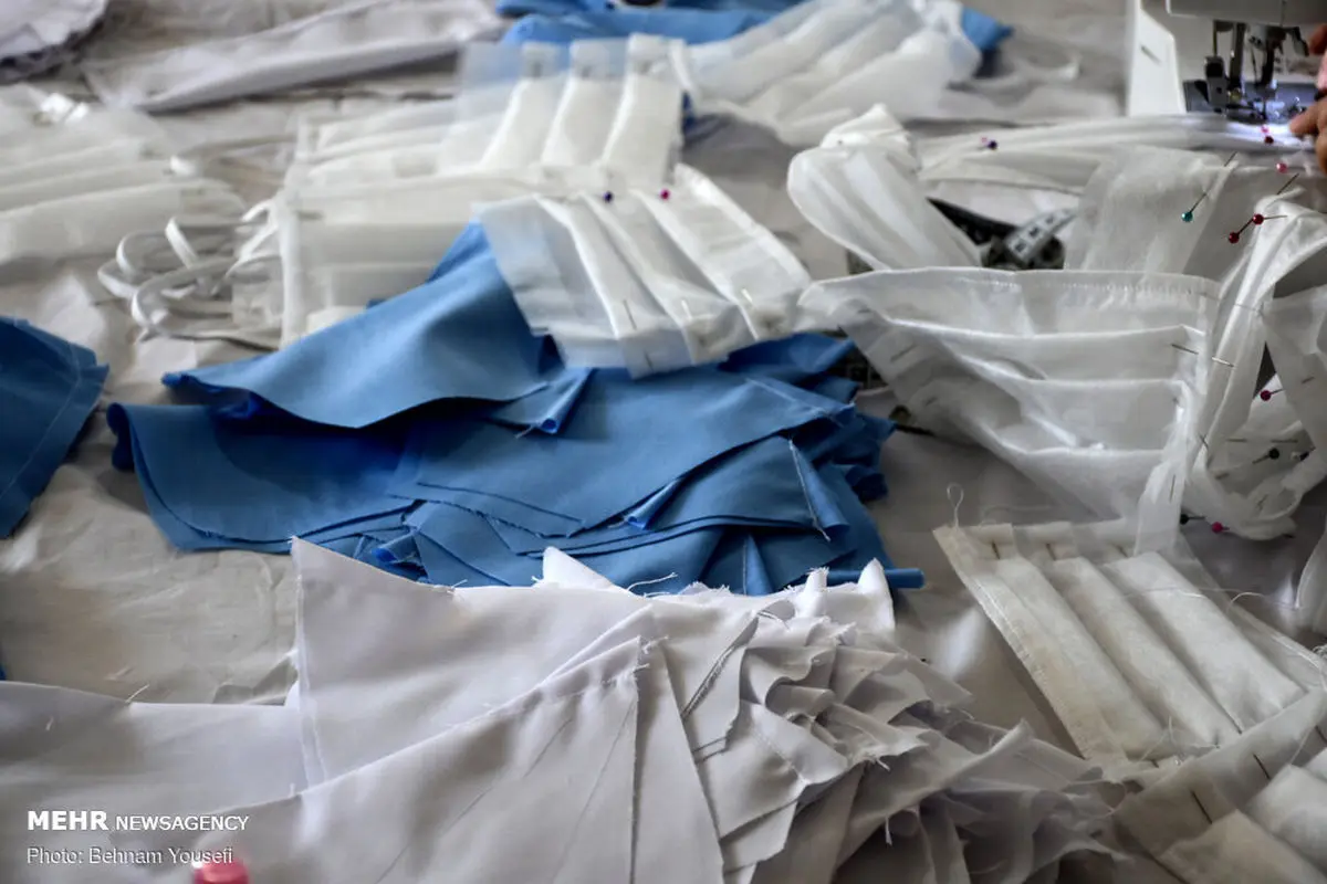 تولید روزانه 10 هزار ماسک بهداشتی در زیرمجموعه ایران خودرو