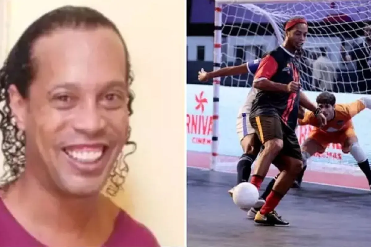 برگزاری تورنمنت فوتسال در زندان محل استقرار رونالدینیو