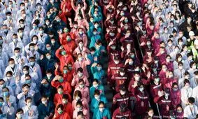 عکس روز: بازگشت منظم و رنگارنگ