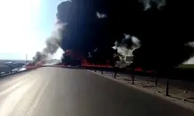سه کشته در تصادف پنج خودروی حامل سوخت قاچاق