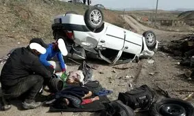 تصادف در محور میانه - ترک ۳ کشته و ۴ مصدوم به جا گذاشت