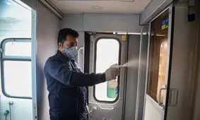 قطارها مدام ضدعفونی می‌شوند، نگران نباشید اما اگر مشکوک به کرونا هستید بلیت خود را پس بدهید