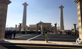 تشیع نظامی مبارک و انتقال جسد به آرامگاه خانوادگی