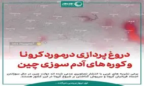 دروغ پردازی درمورد کرونا و کوره های ادم سوزی چین