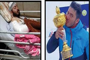 حمله خونین به قهرمان اسکی ایران