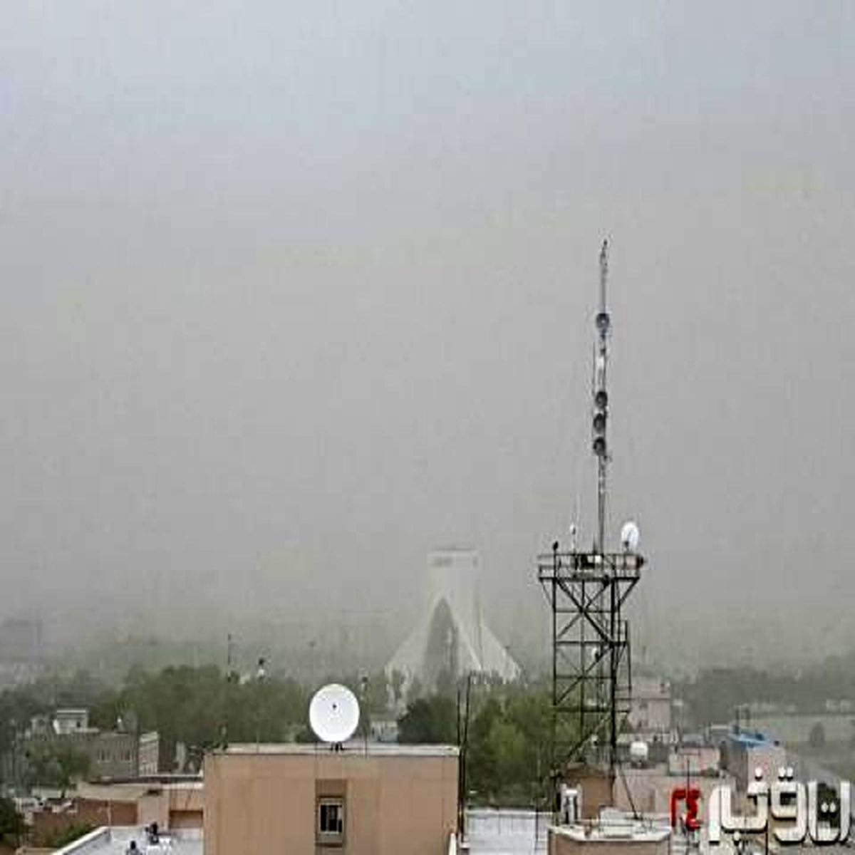 طوفان شديد در تهران + تصاویر