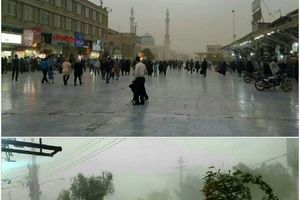 طوفان تهران به قم رسید