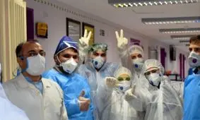 گزارش تصویری از بخش قرنطینه بیماران کرونایی در بیمارستان امام رضا(ع) تبریز