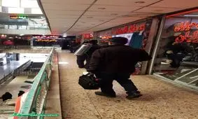 ضد عفونی کردن پاساژ موسی ابن جعفر شهرستان قم از سوی وزارت بهداشت