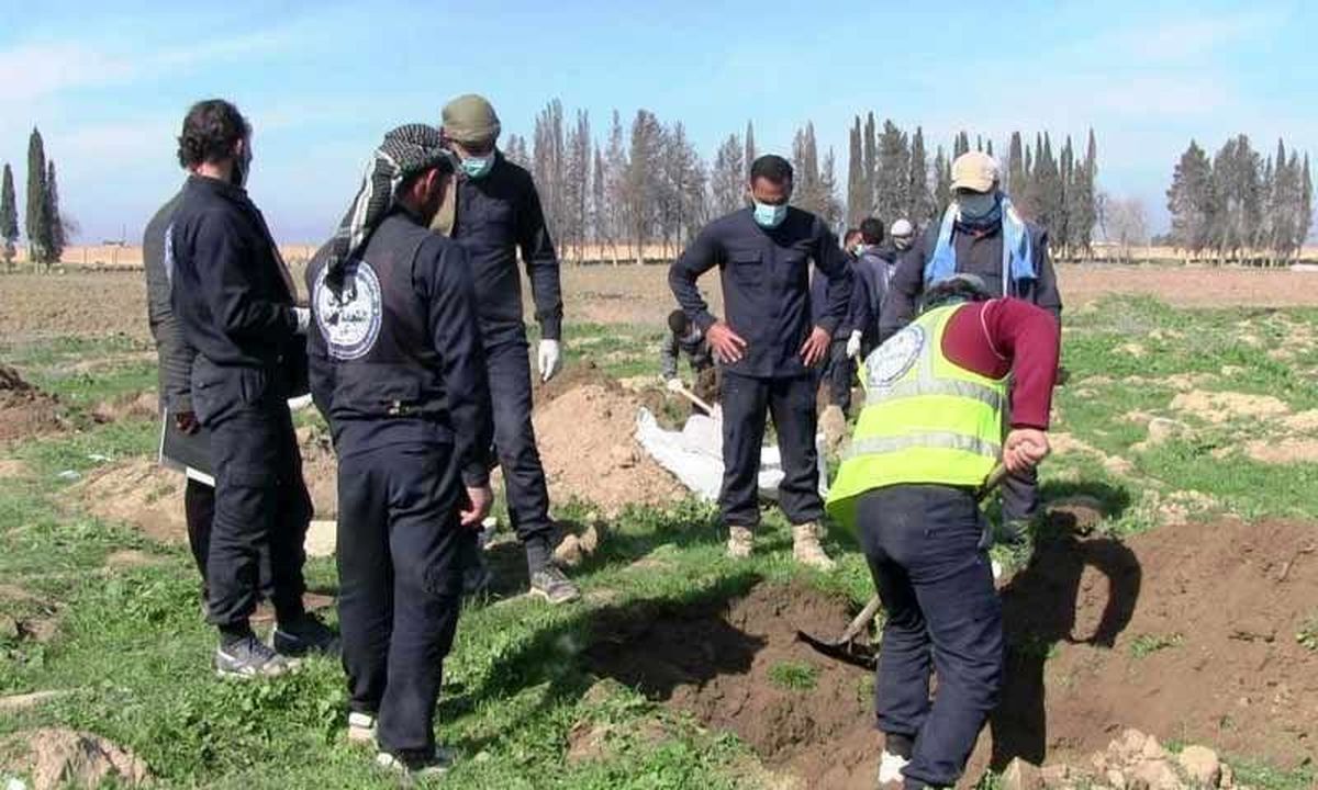 کشف گور جمعی متعلق به جنایات داعش در شمال سوریه با 145 جسد