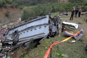 ۸۷ کشته و زخمی در حادثه سقوط اتوبوس در آفریقای جنوبی