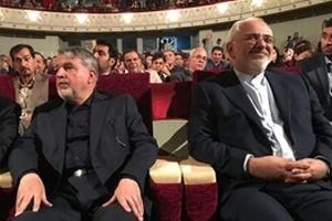 محمدجواد ظریف و همسرش در اختتامیه جشنواره جهانی فیلم/ عکس
