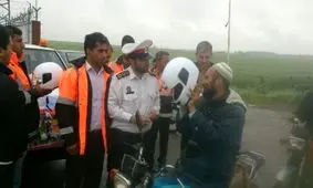 توزیع کلاه ایمنی در علی آباد کتول