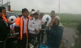 توزیع کلاه ایمنی در علی آباد کتول
