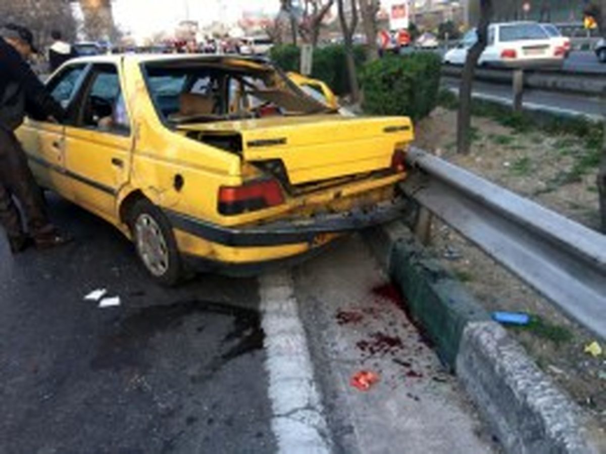 ضایعات ماهی موجب تصادف زنجیرهای ۱۶ خودرو