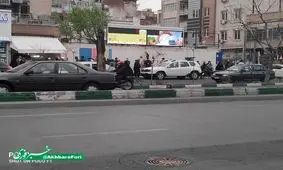 ازدحام صف نانوایی در شرق تهران