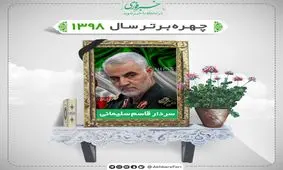 سردار سلیمانی، چهره سال ۹۸ به انتخاب مخاطبان خبرفوری