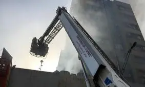 فیلمی دیگر از آتش سوزی پاساژ مهستان/ آتش سوزی یک مصدوم برجا گذاشت