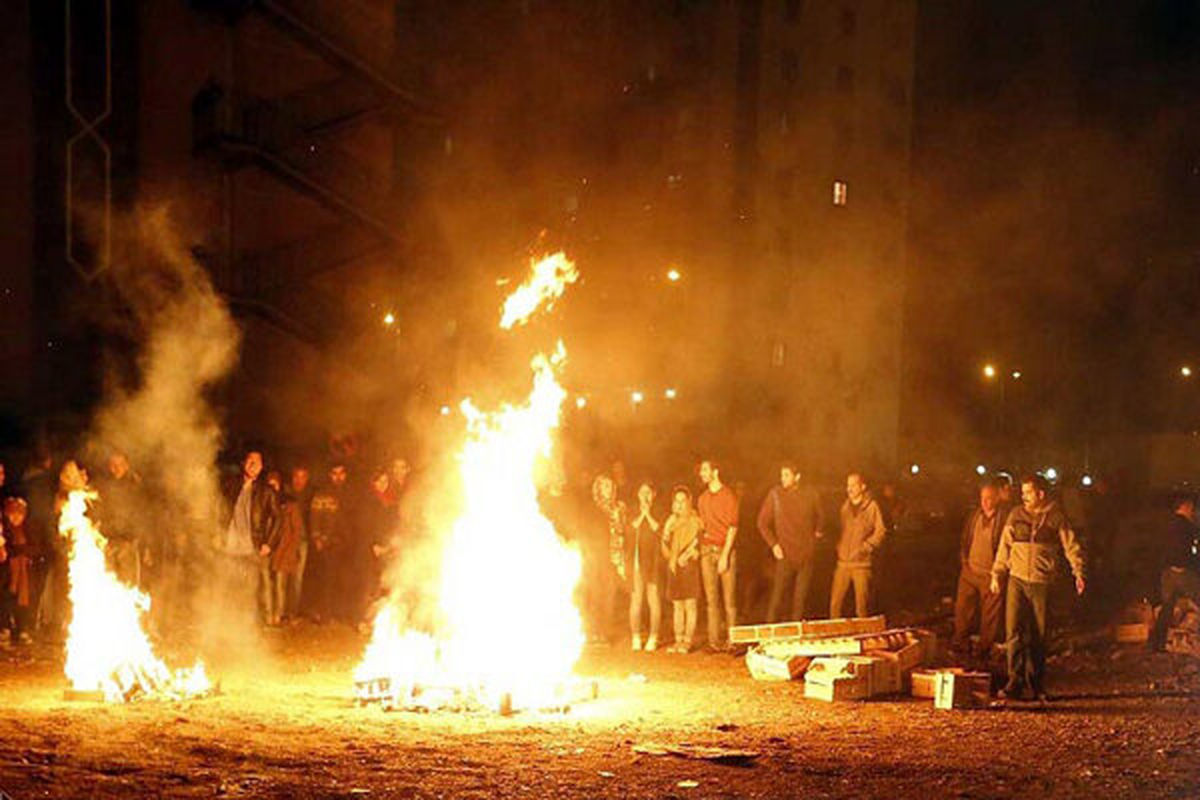 چهارشنبه سوری در مازندران چهار مصدوم داشت