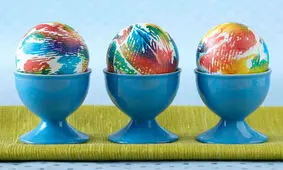 آموزش رنگ کردن تخم‌مرغ هفت‌سین
