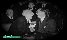 خنده‌های مصدق در برابر نماینده بریتانیا / فیلم پیام رهبر نهضت ملی ایران