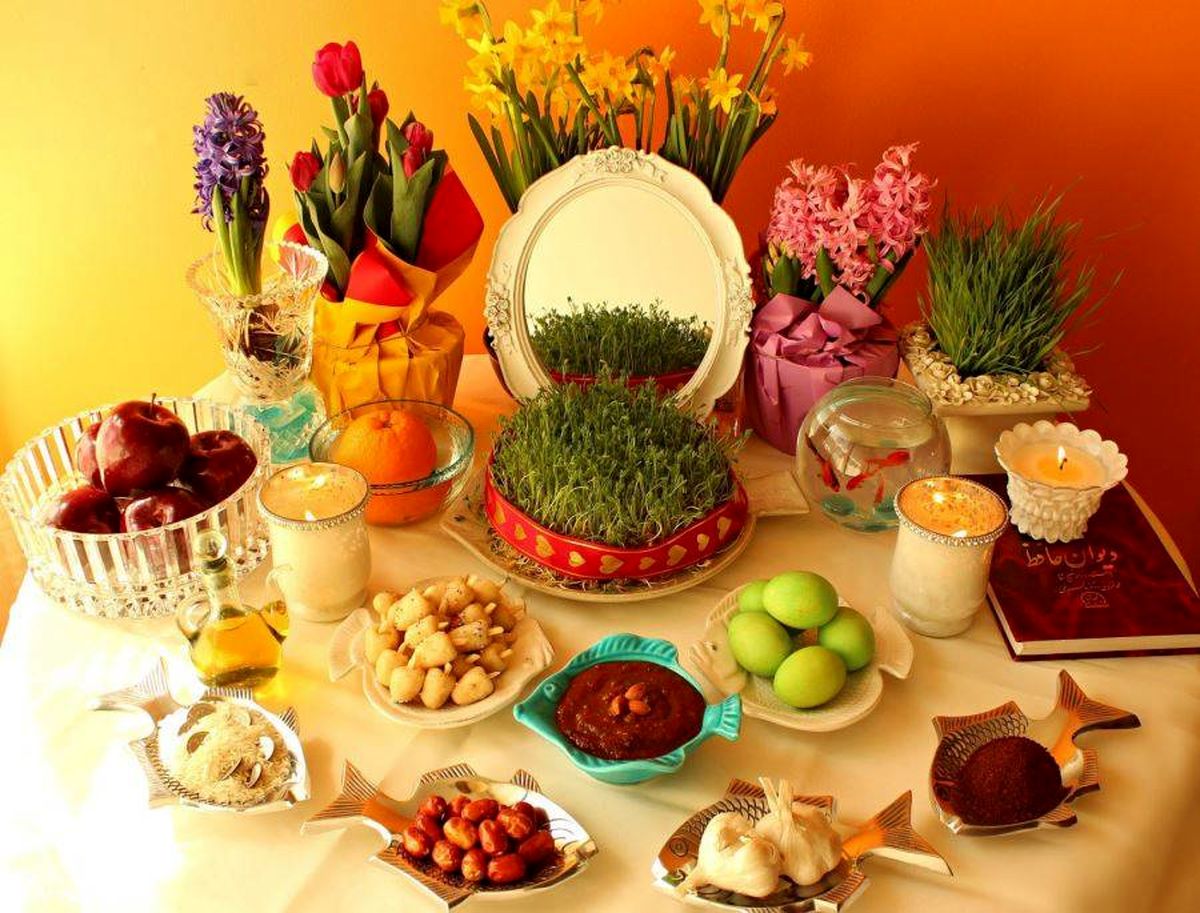 سفره هفتسین آتش به پا کرد